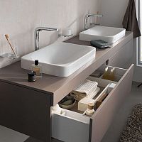 Built-in washbasin 31580ceramicwith counterwithout hole