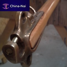 Sailboat spinnaker pole woodenbermuda rig