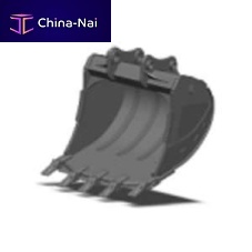 Standard tooth bucket for excavators