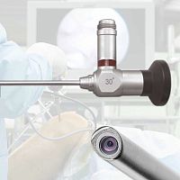 Wide-angle arthroscope high-definitionstraight