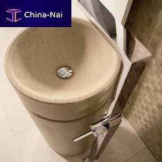 Hand basin with post TONDOroundstone