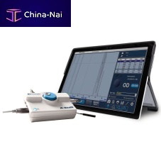 On-platform, tabletop ultrasound system A-Scan Plusfor ophthalmic ultrasound imagingB/Wall-in-one probe