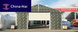 Helicopter hangar temporaryfor helidecks