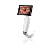 High-definition video laryngoscope VL3Dwith integrated video monitorwith bladesingle use