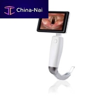 High-definition video laryngoscope VL3Dwith integrated video monitorwith bladesingle use