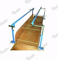 Base-mounted rehabilitation parallel bars Bp-1