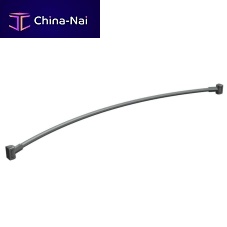 Metal shower curtain bar 1201curved