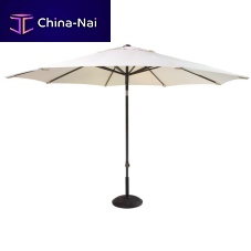 Round parasol SOLARpolyester