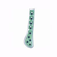 Fibula compression plate distallateralposterolateral