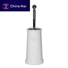 Chromed metal toilet brush NGA10 porcelainfloorfor hotel
