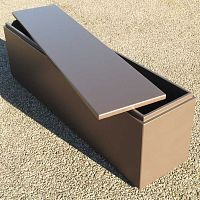 Contemporary chest IMAGE'IN ICO + COUVgardenwoodenaluminum
