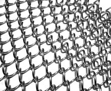 Stainless steel woven wire fabric SIERRA PAPA SMALLfor partition walltwisted