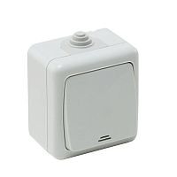 Rocker switch 40500405single-poleIP44illuminated
