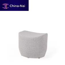 Contemporary pouf HAORIfabricsynthetic leathercommercial