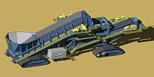Double-roller crushing plant TMCsmobilecrawler