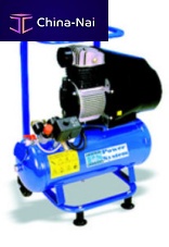 Piston compressor airelectrically-poweredon casters