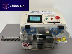 Cable cutting and stripping machine TSC 2,5programmablewith touch screen