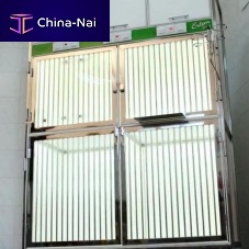 4-compartment veterinary cage EDEM 3+1on casters