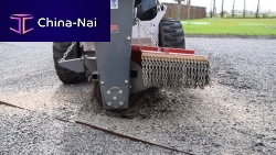 Skid steer loader stump grinder 04.SG series