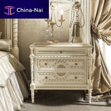 Classic bedside table 14215solid woodrectangularwith drawer