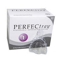 Partial denture dental impression tray PERFECtray®#1 perforated