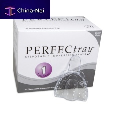 Partial denture dental impression tray PERFECtray®#1 perforated