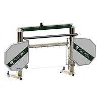 Diamond wire cutting machine MONO-Rfor stoneblockstrimming