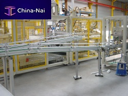Chain conveyor CD083horizontaltransportfor containers