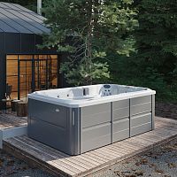Above-ground swim spa J-13rectangular4-seateracrylic
