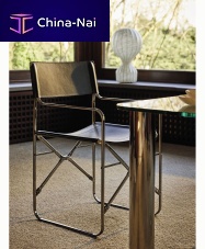 Contemporary chair APRILoutdoorindoorleather