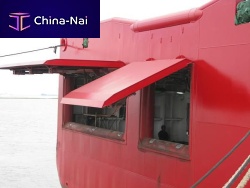 Ship shell door side