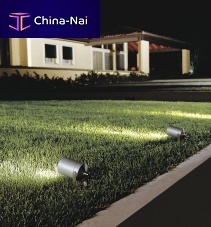 Floor-mounted spotlight VISIONLEDroundIP65