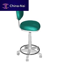 Dental stool 1900with backreston casters