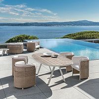 Contemporary chair Esedraoutdooracrylic fabricwicker