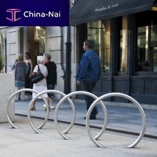 Floor-mounted bike rack ANELstainless steelcommercialfor public space