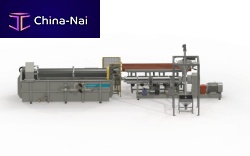 Plastic lumber extrusion line for thermoplastics