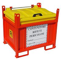 Polyethylene waste container TIEFFE NEW seriesfor hazardous waste
