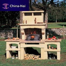 Wood-burning barbecue VOUGEOTfixedstone