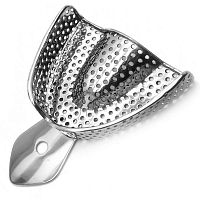 Complete denture dental impression tray SC-11-6-0022-01perforated