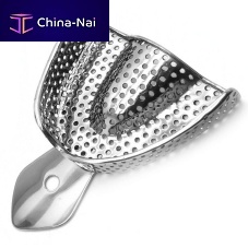 Complete denture dental impression tray SC-11-6-0022-01perforated