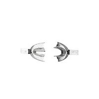 Partial denture dental impression tray MAperforated
