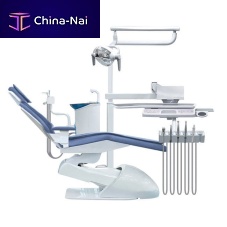 Air-operated dental chair SK-I fixedvioletgreen