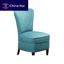 Traditional fireside chair SCALAfabricgraygreen