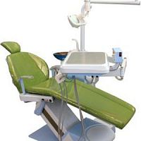 Dental unit with delivery system Crownwith light