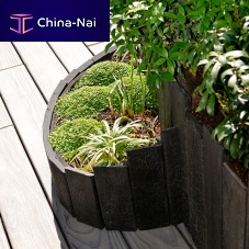 Wooden planter contemporaryoutdoor
