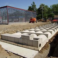 Rainwater tank TERRE ARCHwater storagein-groundprecast concrete