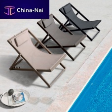 Contemporary deck chair GS 928 Textilene®aluminumoutdoor