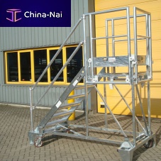 Maintenance stepladder aluminium bespoke stairsfor airplane
