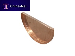 End roof tile OGEE / BOXmetalcolored