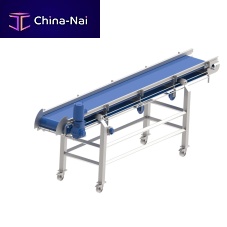 PU conveyor belt FB 04-30nub topfor the food industryblue